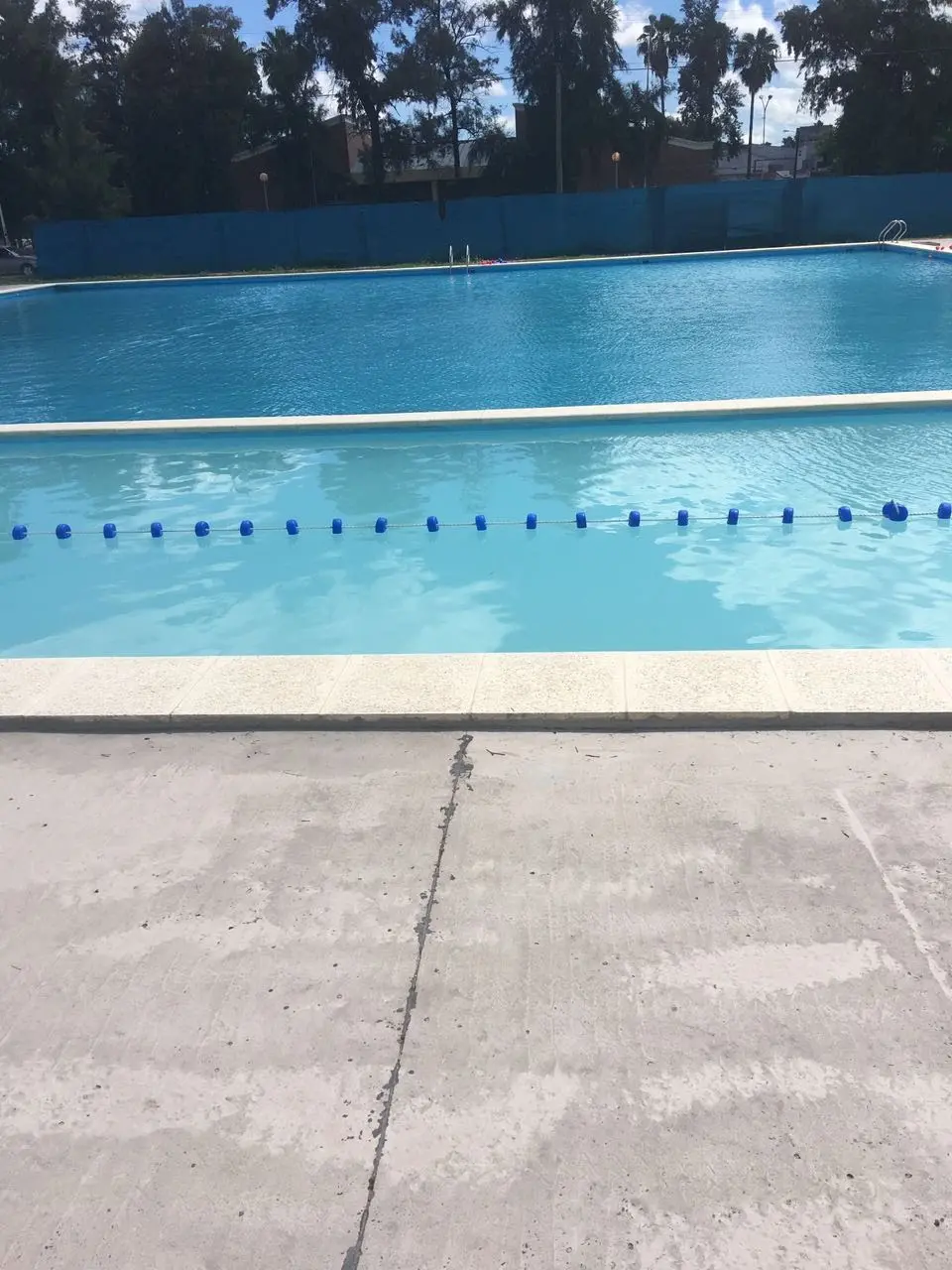 Vista panorámica de pileta